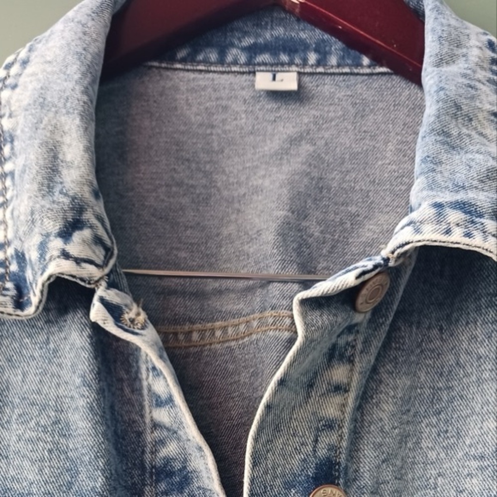 Jean jacket size L - Picture 2 of 5
